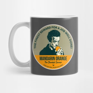 Mandarin Orange Label Mug